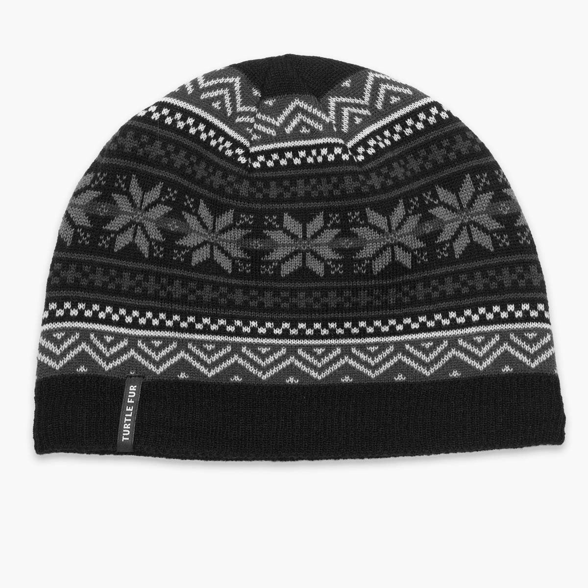 Nuka Merino Wool Ski Hat / Color-Onyx