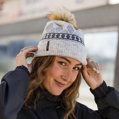 Recycled Ellen Beanie / Color-Silver