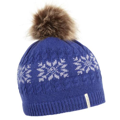 Lambswool Leira Beanie / Color-Blue