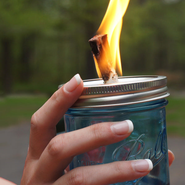 Turtle Fur Outdoor Life Hacks: D.I.Y. Mason Jar Torch