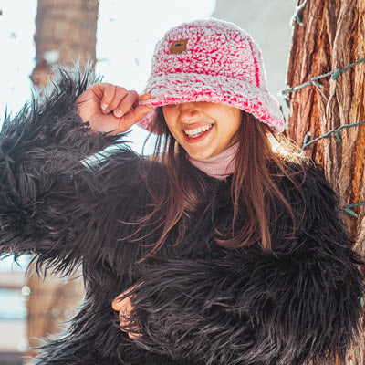 lush fleece bucket hat img