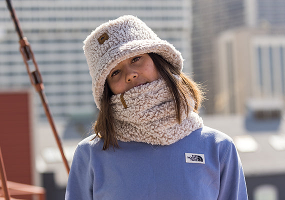 Turtle Fur Snowfall Beanie, Tree Top