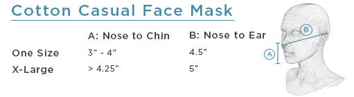 cotton casual face mask