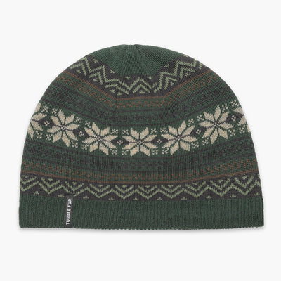 Nuka Merino Wool Ski Hat / Color-Evergreen