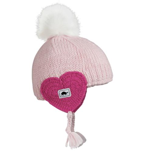 Kids Heart to Heart Beanie / Color-Pink