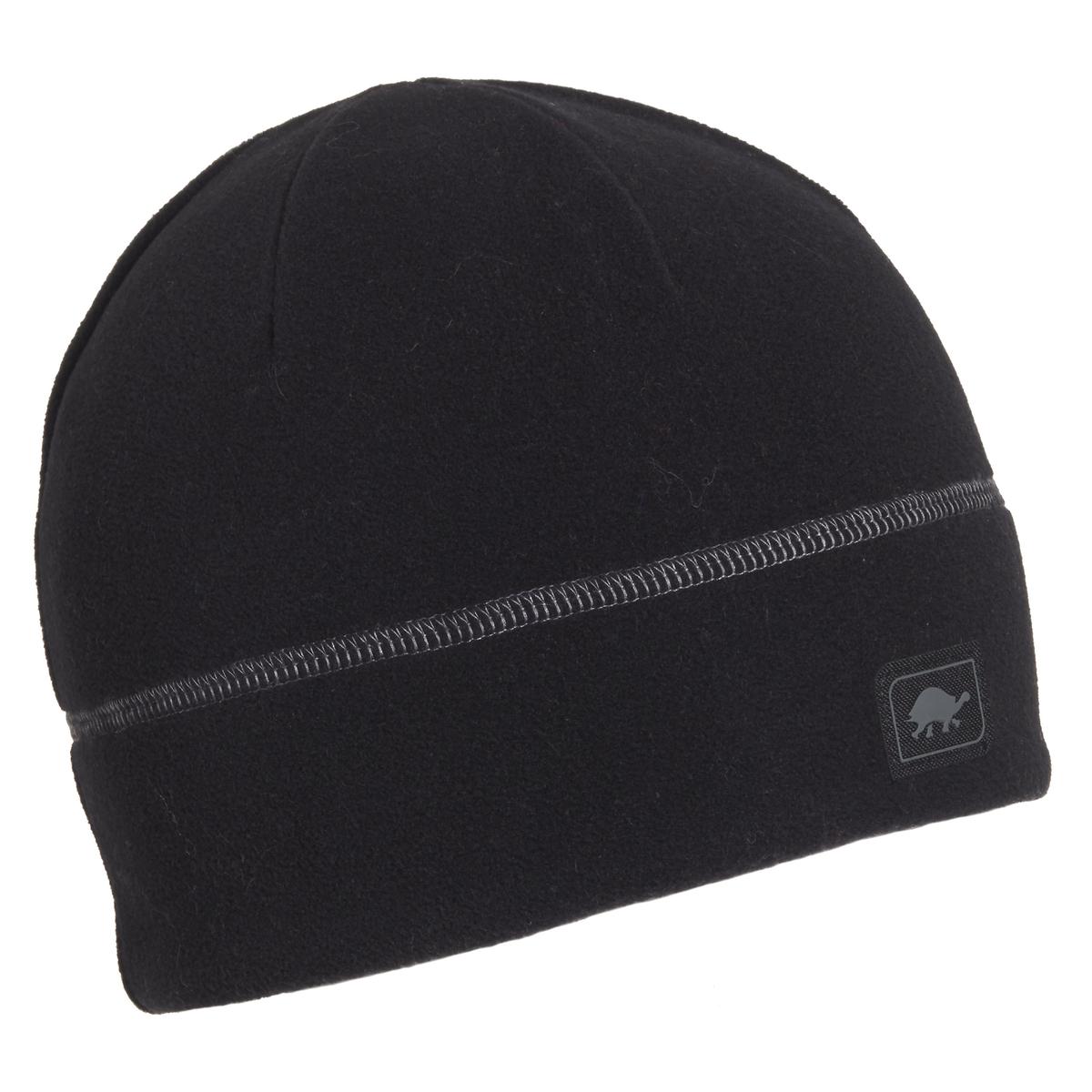 Micro Fur Fleece Beanie / Color-Black