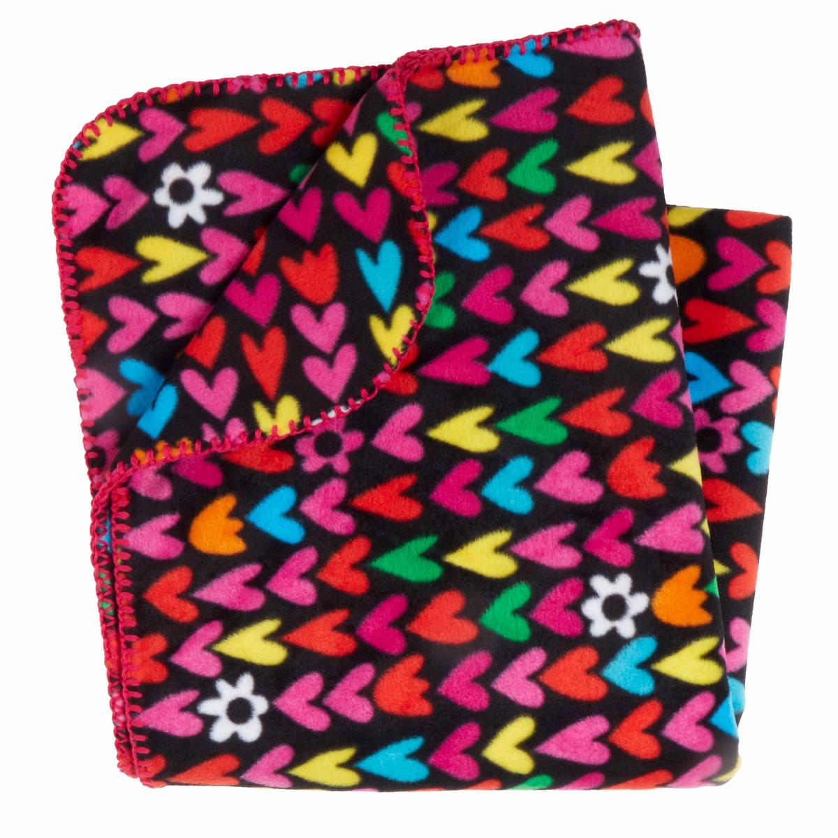 Classic Fleece Camping Blanket / Color-Heartfelt