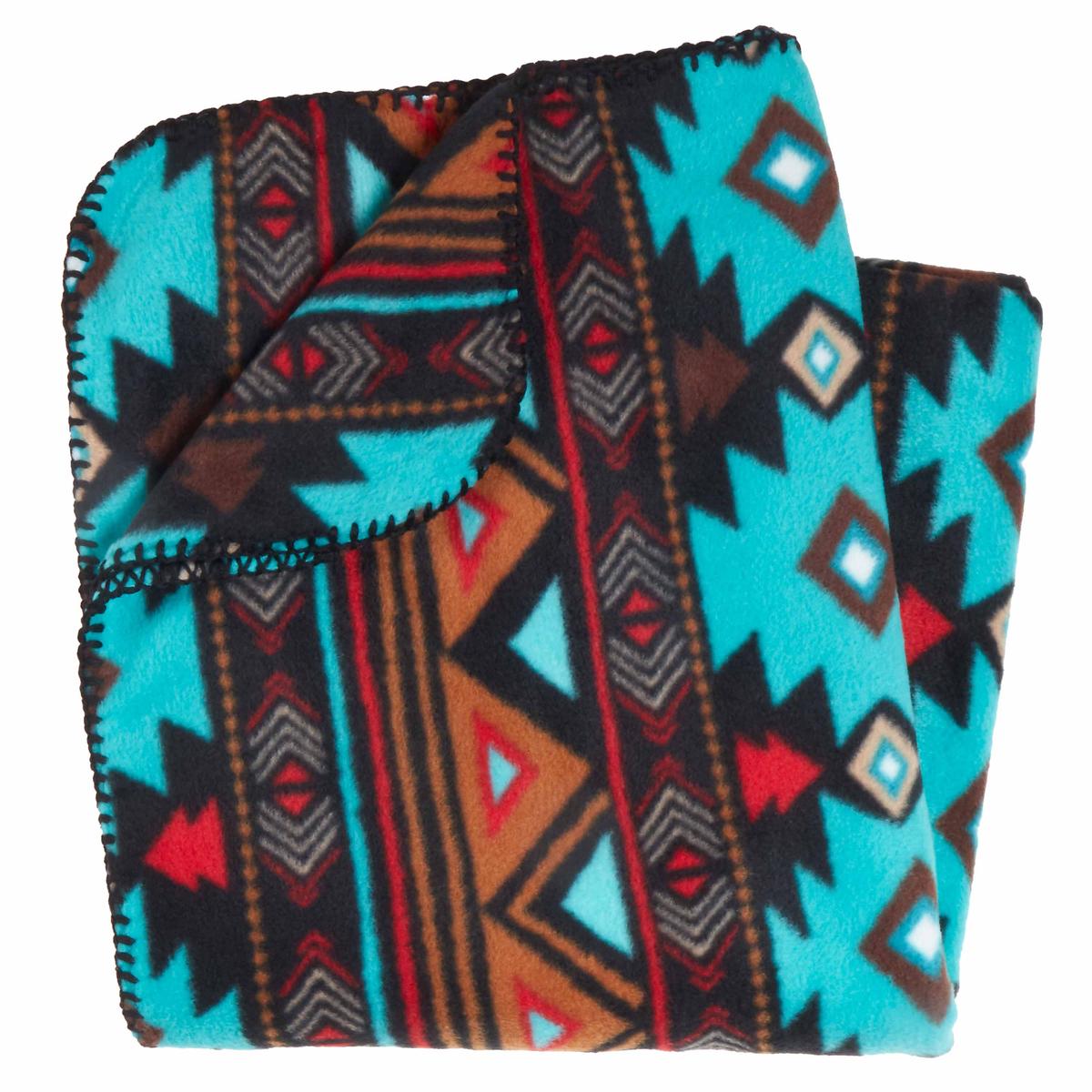 Classic Fleece Camping Blanket / Color-Where The Buffalo Om