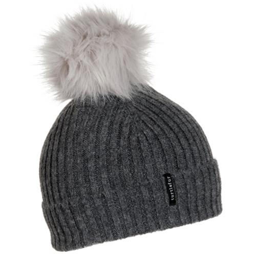 Recycled Zarah Beanie / Color-Charcoal