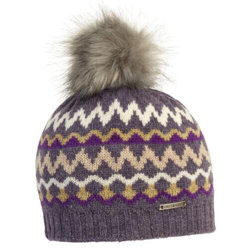 Lambswool Keta Beanie / Color-Purple