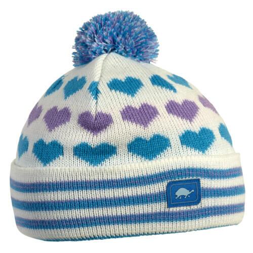 Youth Candy Hearts Beanie / Color-Frost