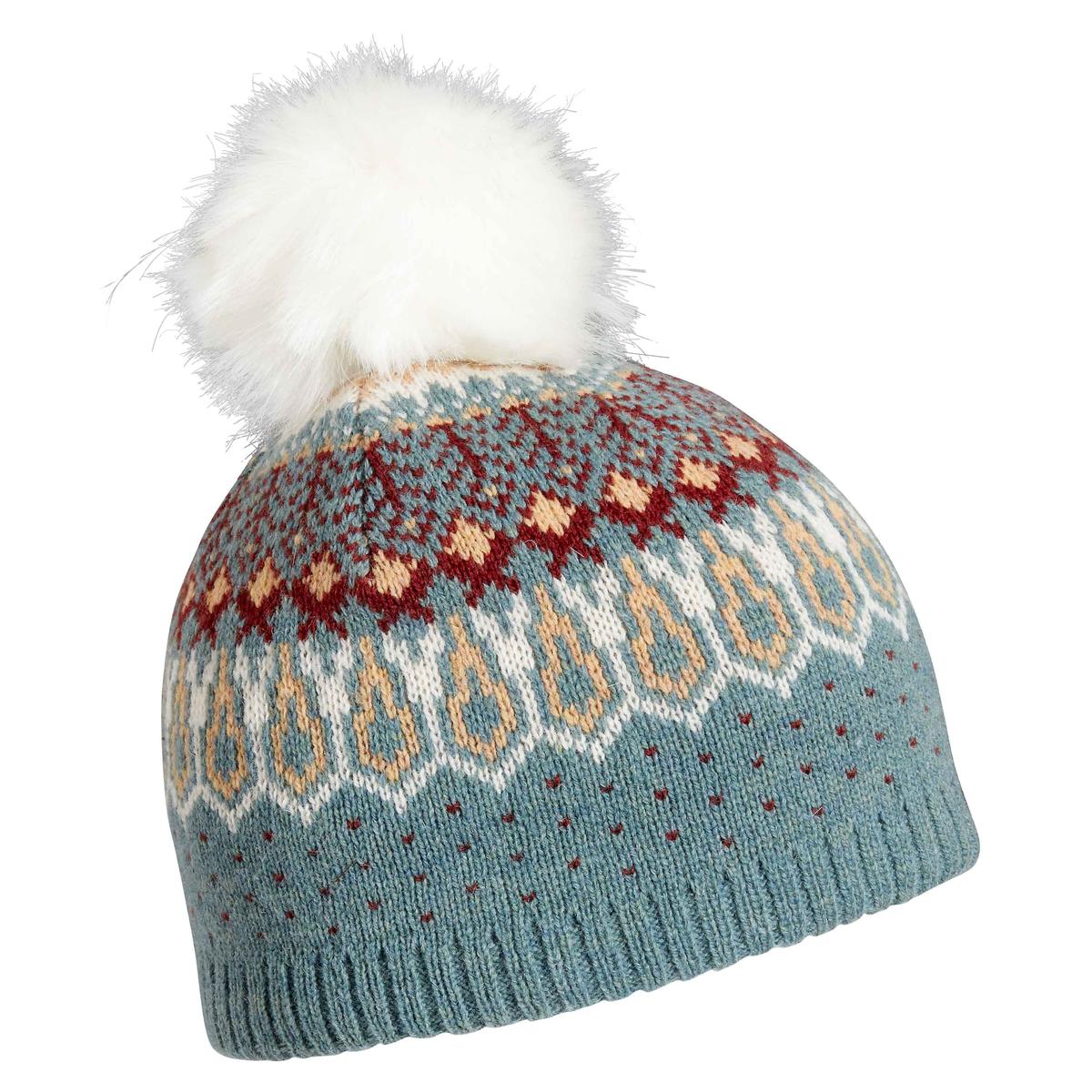 Reykjavik Faux Fur Pom / Color-Slate