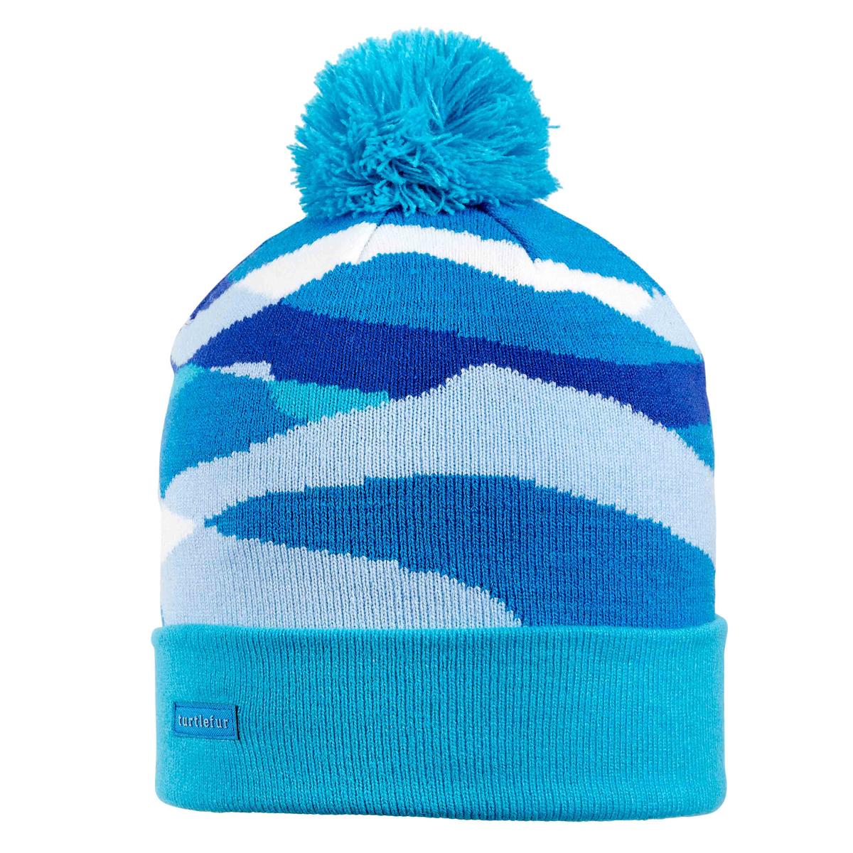 Mountain Waves Pom / Color-Turquoise