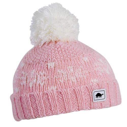 Toddler Snow Puff Beanie / Color-Petal