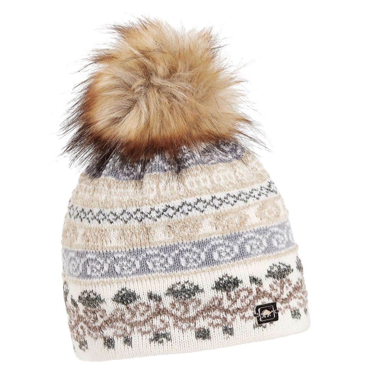 HRH Lady Fairisle Beanie / Color-Natural