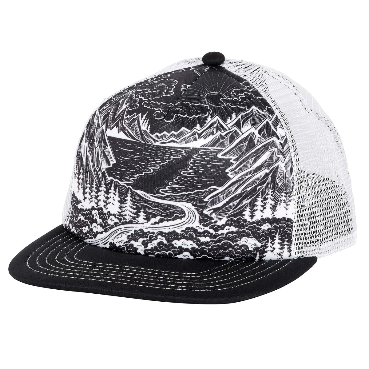 Mountainscape Trucker / Color-Black