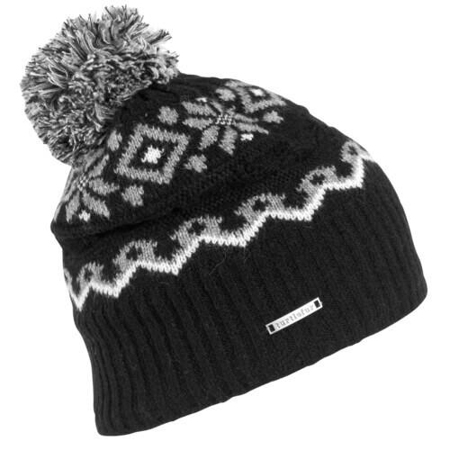 Recycled Whitley Beanie / Color-Black