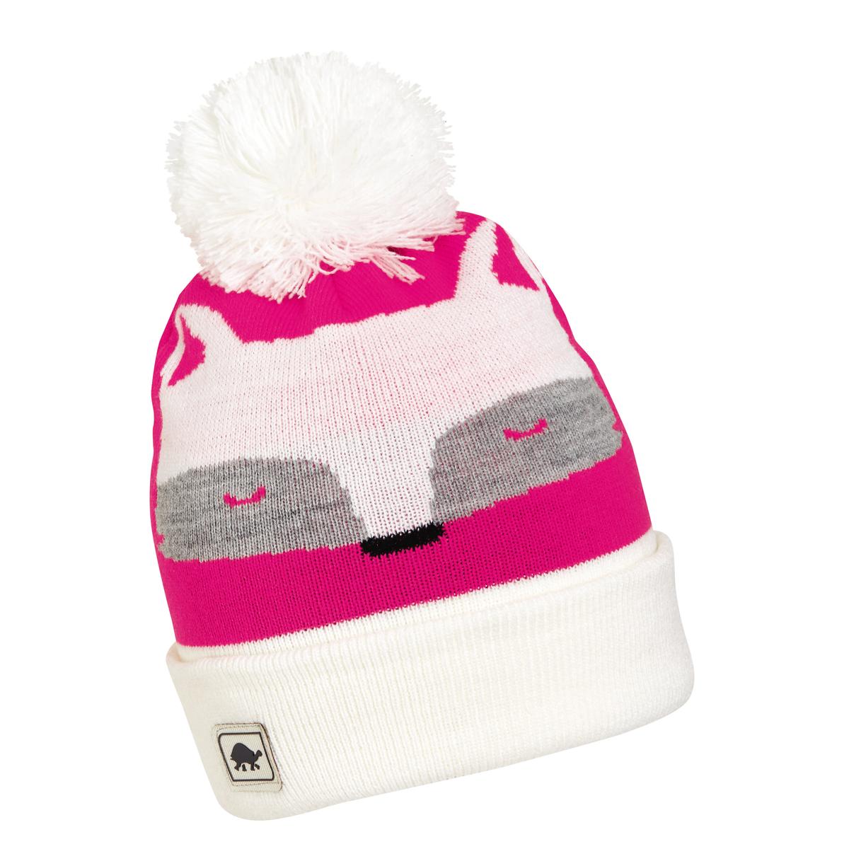 Kids Sleepy Fox Pom / Color-White