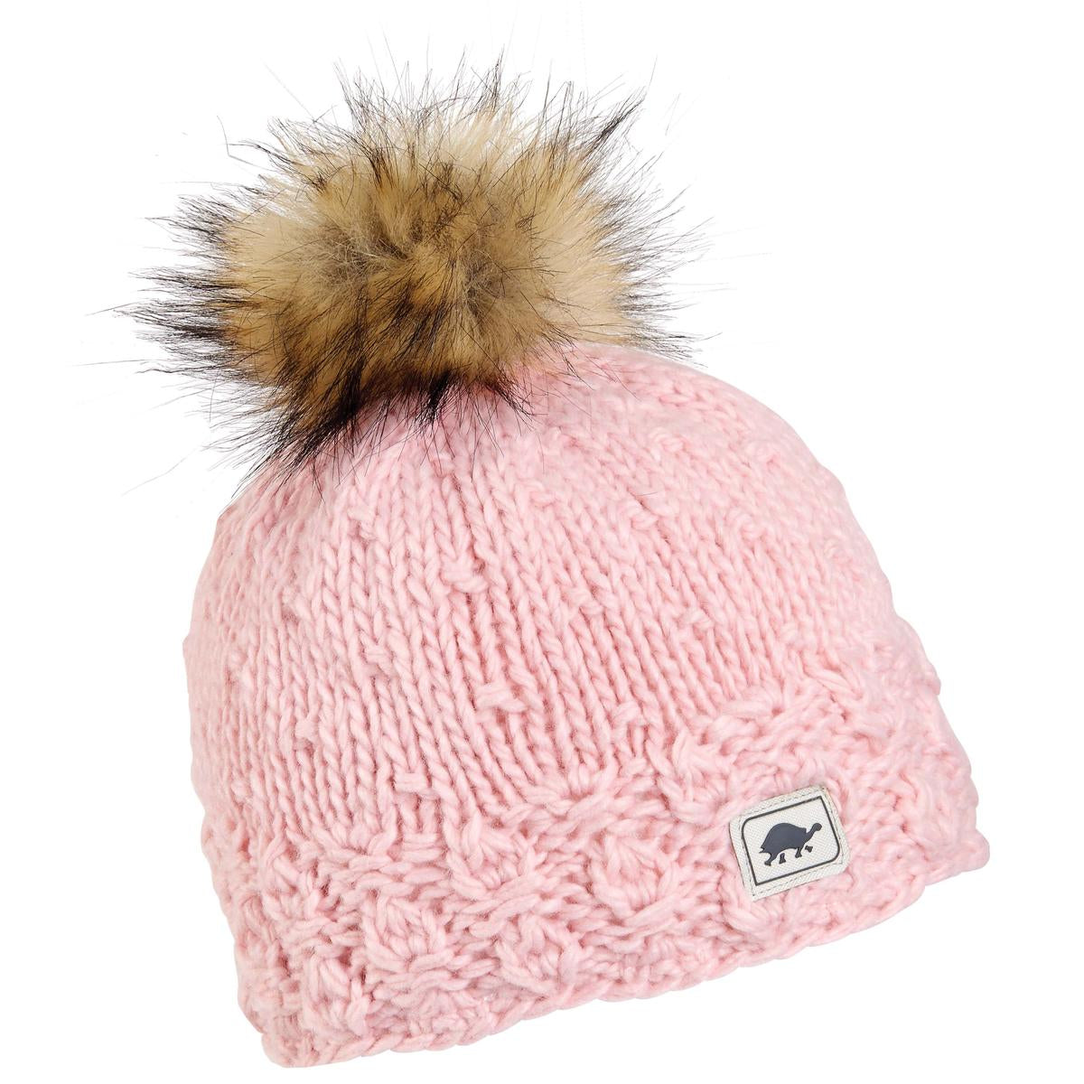 Toddler Hazel Faux Fur Pom / Color-Petal