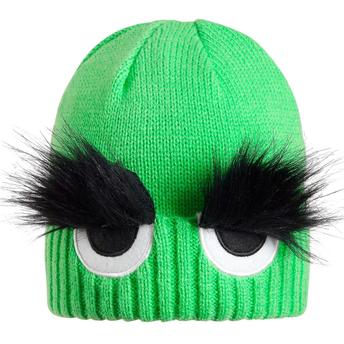 Toddler Bushy Eyebrow Beanie / Color-Green