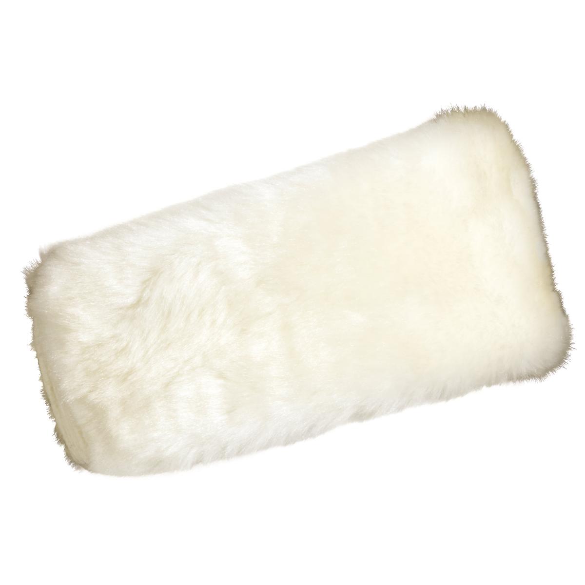 Fabulous Fay Faux Fur Headband / Color-White