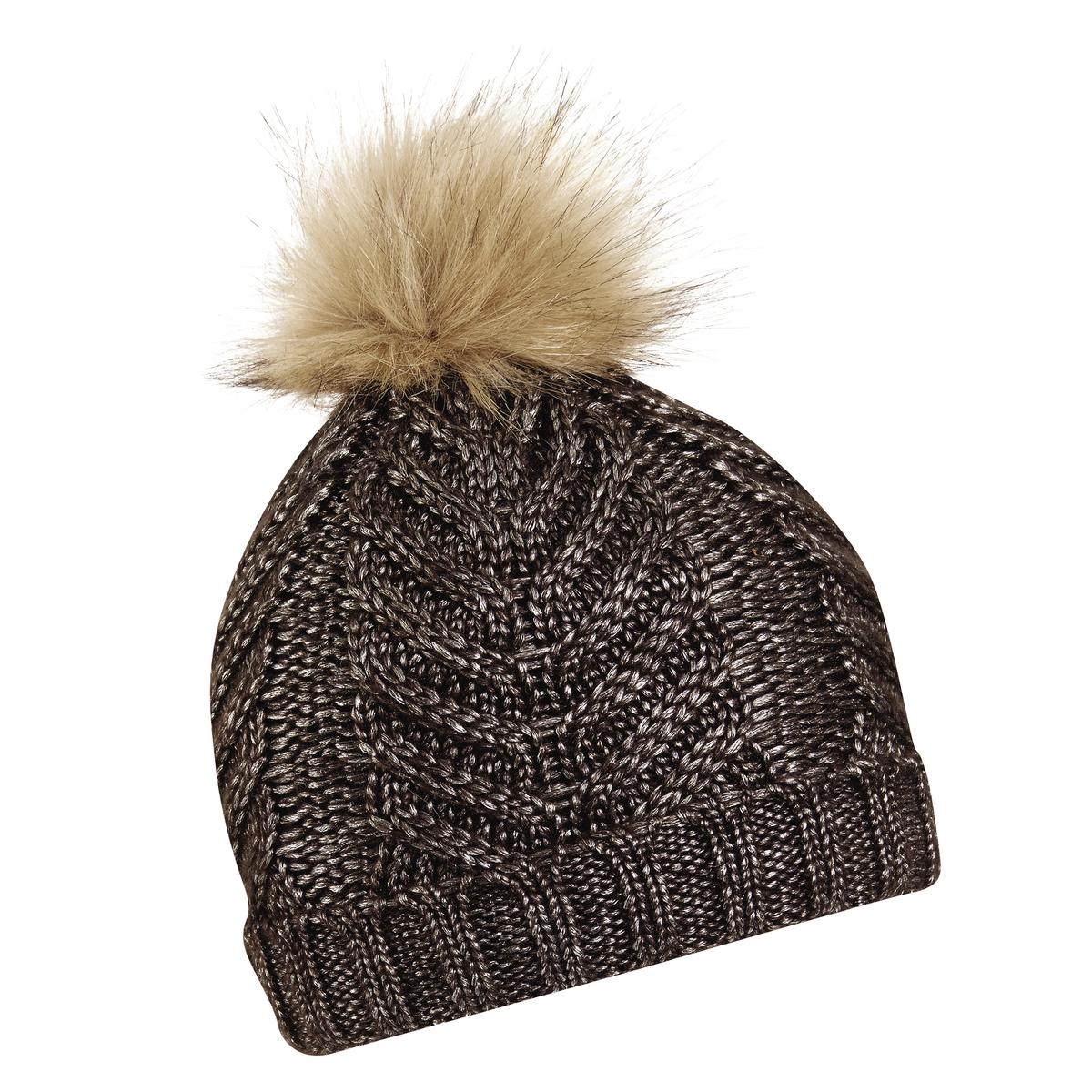 Sequoia Faux Fur Pom / Color-Black