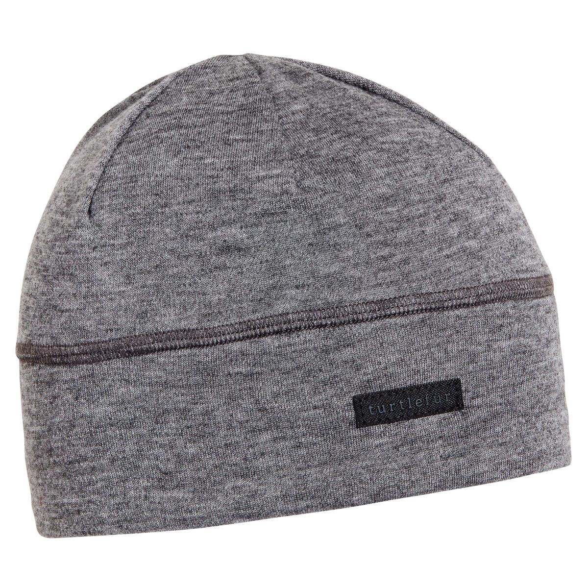 Merino Wool with Tencel Beanie / Color-Charcoal