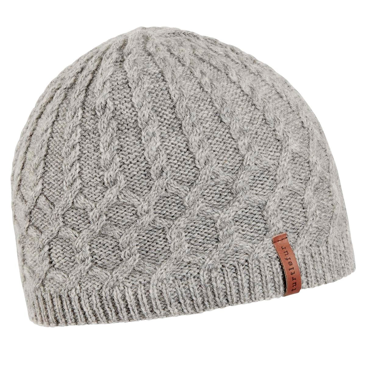Leah Lambswool Beanie / Color-Smoke