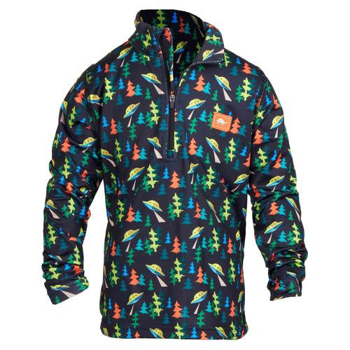 Boys Comfort Shell Carapace High Energy 1/4 Zip / Color-Alien Vacation
