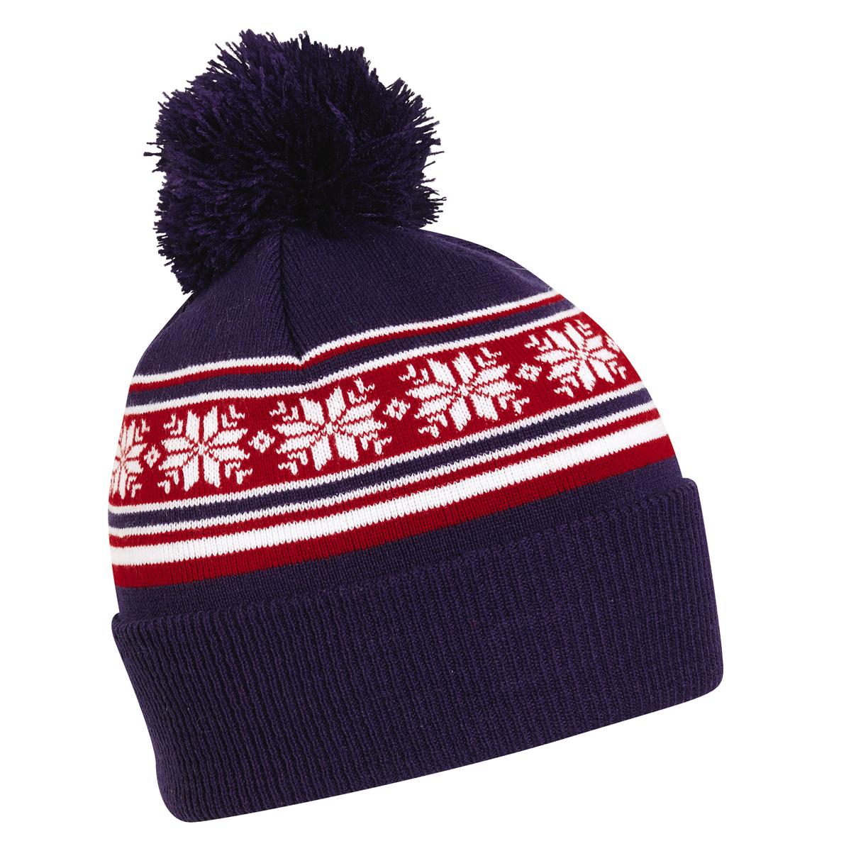 Patriotic Snow Pom / Color-Blue