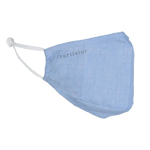 Cotton Casual Face Mask / Color-Light Blue