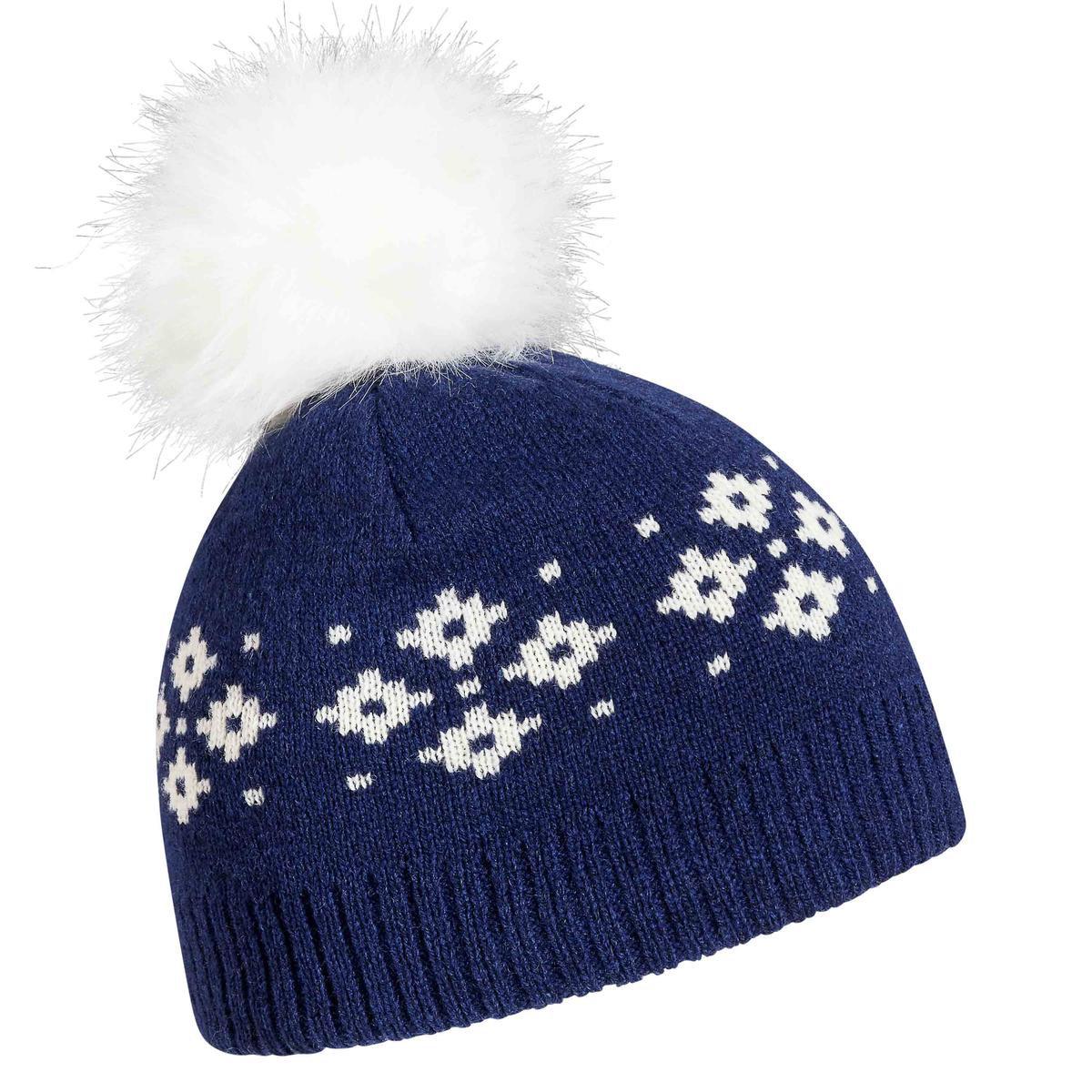 Navi Faux Fur Pom / Color-Navy