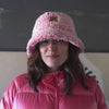 Comfort Lush Fleece Bucket Hat / Color-Luscious Pink