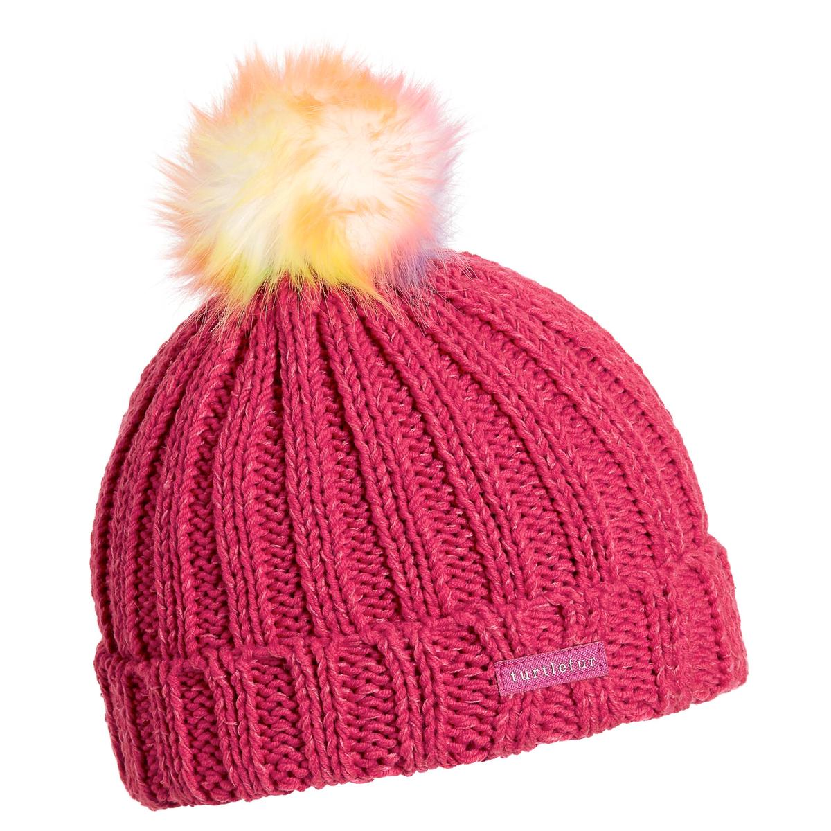 Youth Keija Faux Fur Pom / Color-Lotus