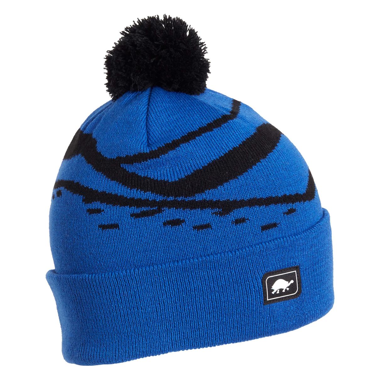 Kids Mountain Stripes Pom / Color-Royal