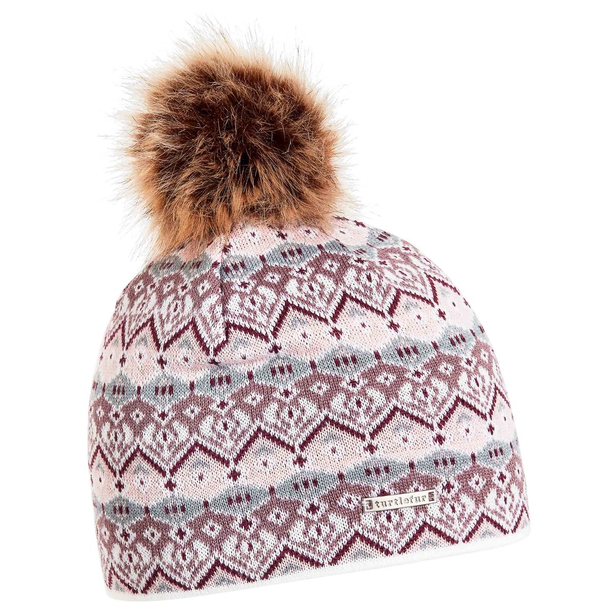 Panther Faux Fur Pom / Color-Antique Pink