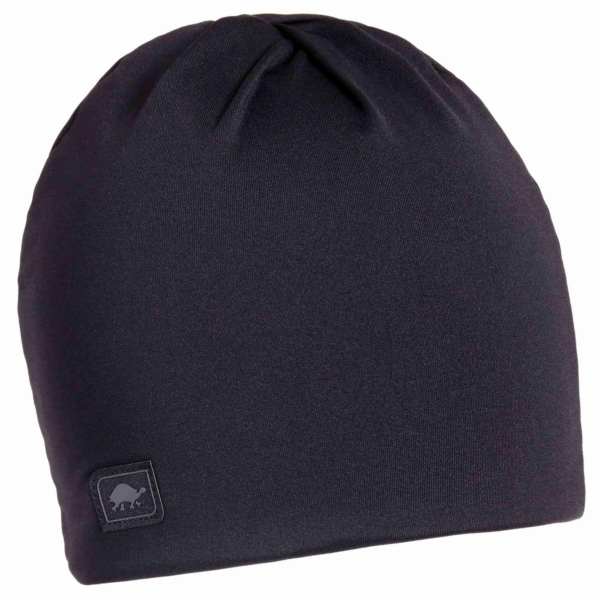 Comfort Shell High Pony Beanie / Color-Black