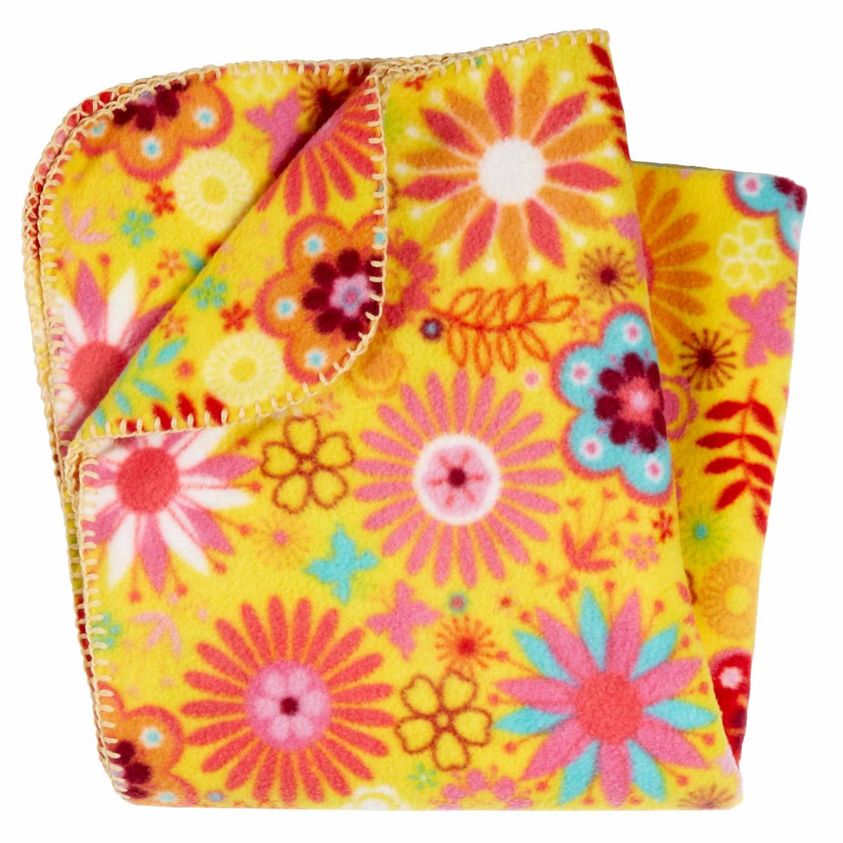 Classic Fleece Camping Blanket / Color-Sip Of Sunshine