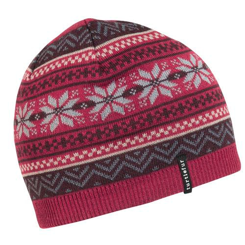 Nuka Merino Wool Ski Hat / Color-Barn Red