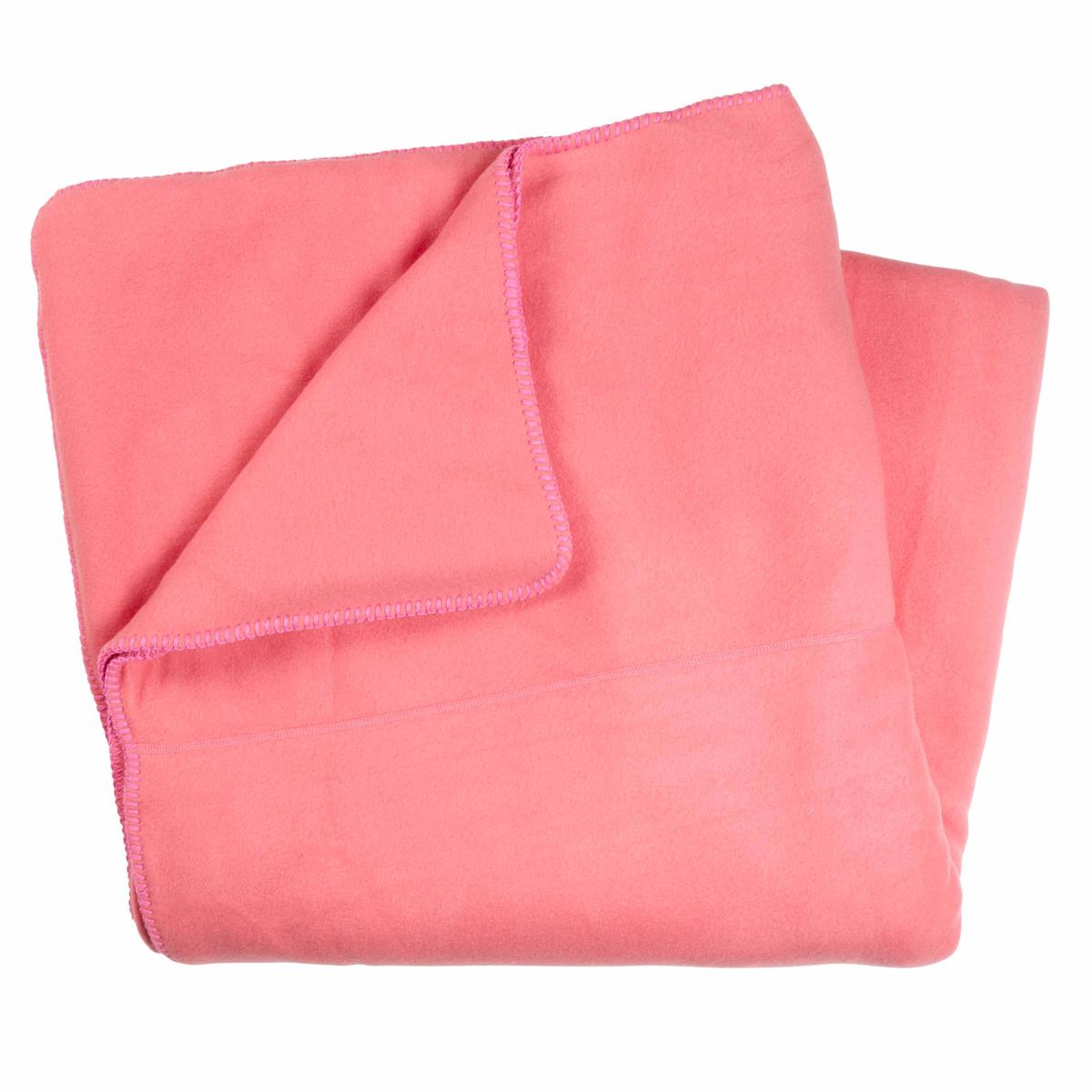Original Turtle Fur Fleece Queen Blanket / Color-Tea Rose