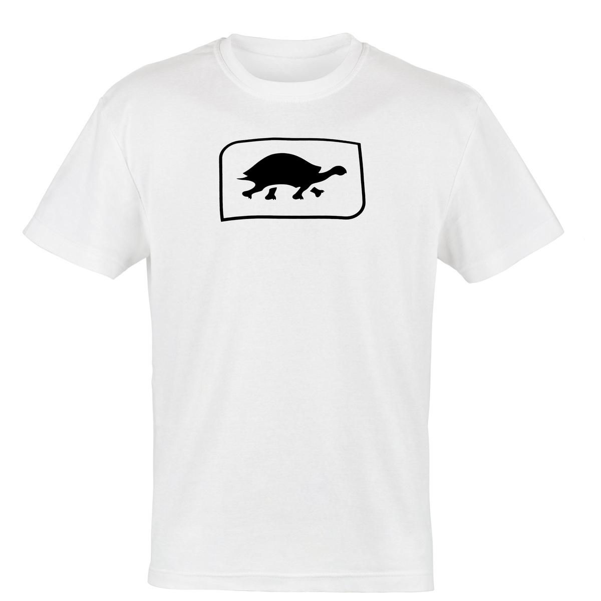 Turtle Fur Logo T-Shirt, White / Color-White
