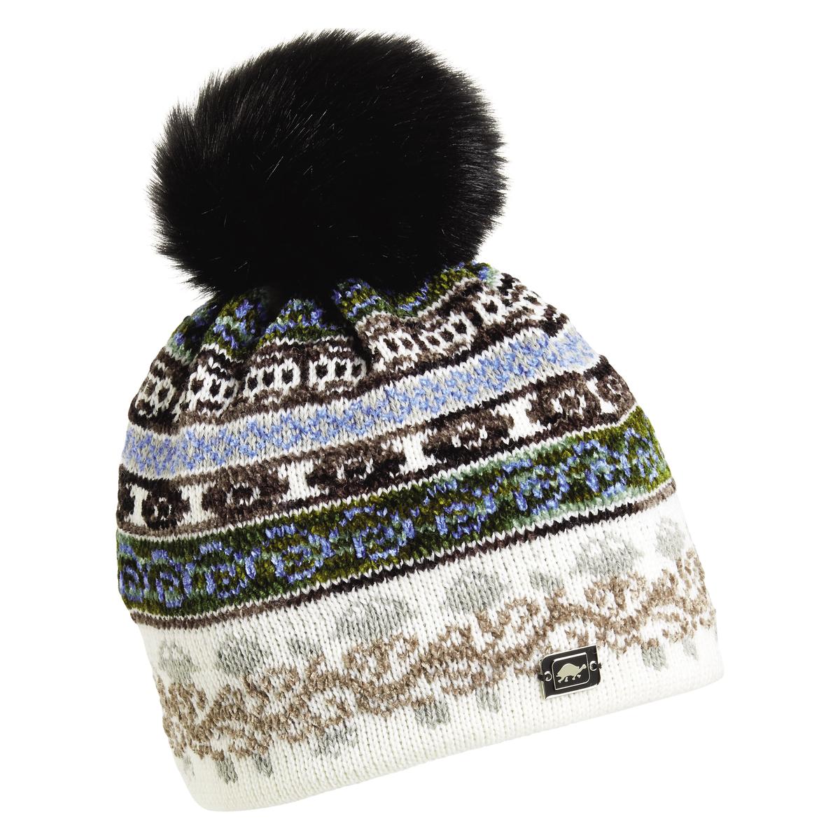 HRH Lady Fairisle Beanie / Color-White