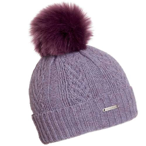 Recycled Lindsey Beanie / Color-Amethyst