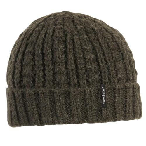 Recycled Galway Beanie / Color-Olive