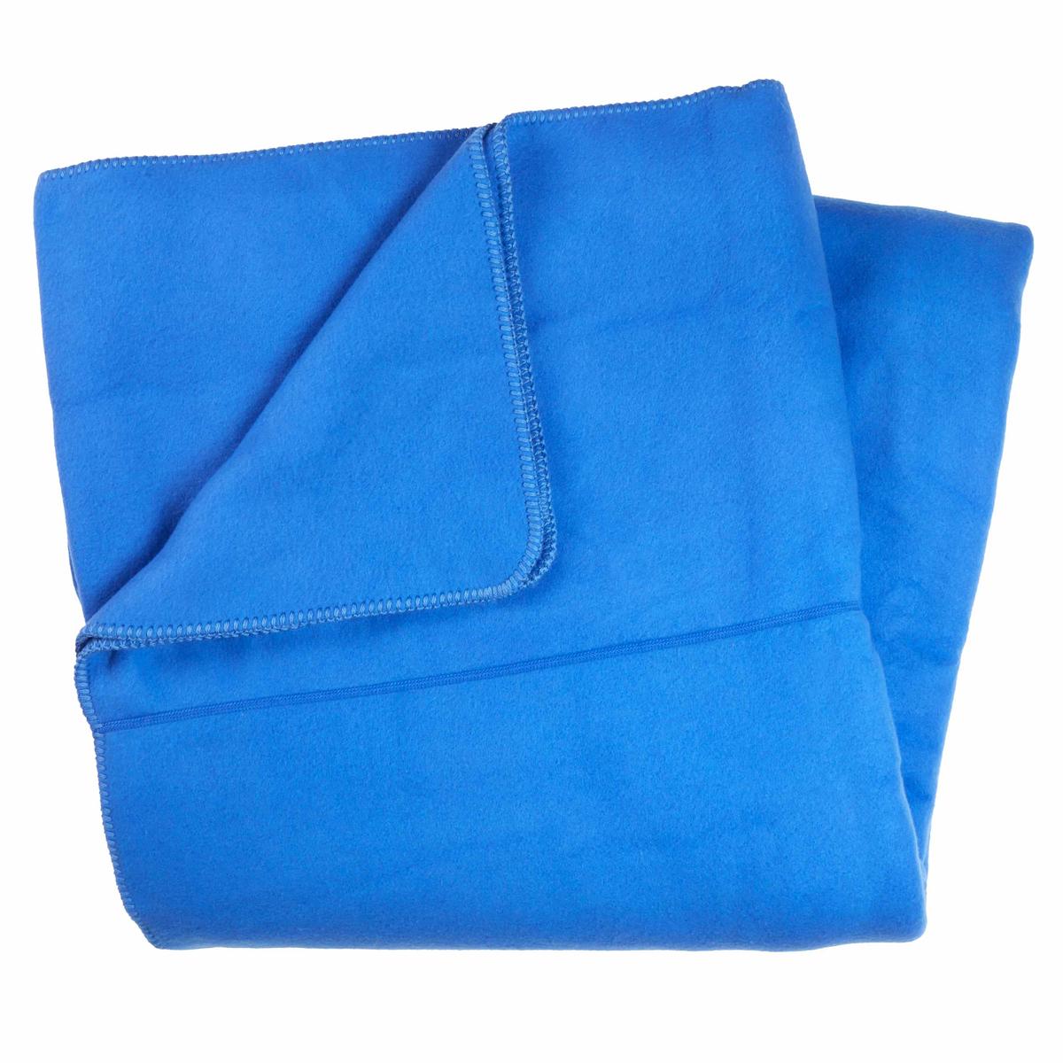 Original Turtle Fur Fleece Queen Blanket / Color-Blue Whimsy