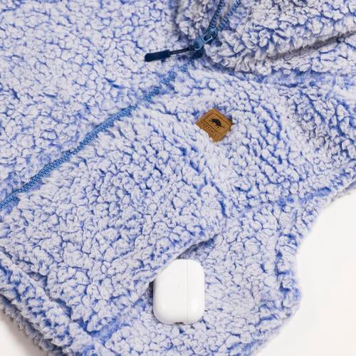 Comfort Lush Cropped Fleece Vest / Color-Violet