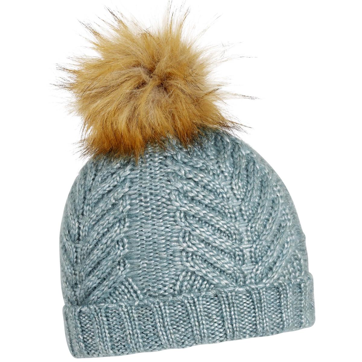 Sequoia Faux Fur Pom / Color-Sea Glass