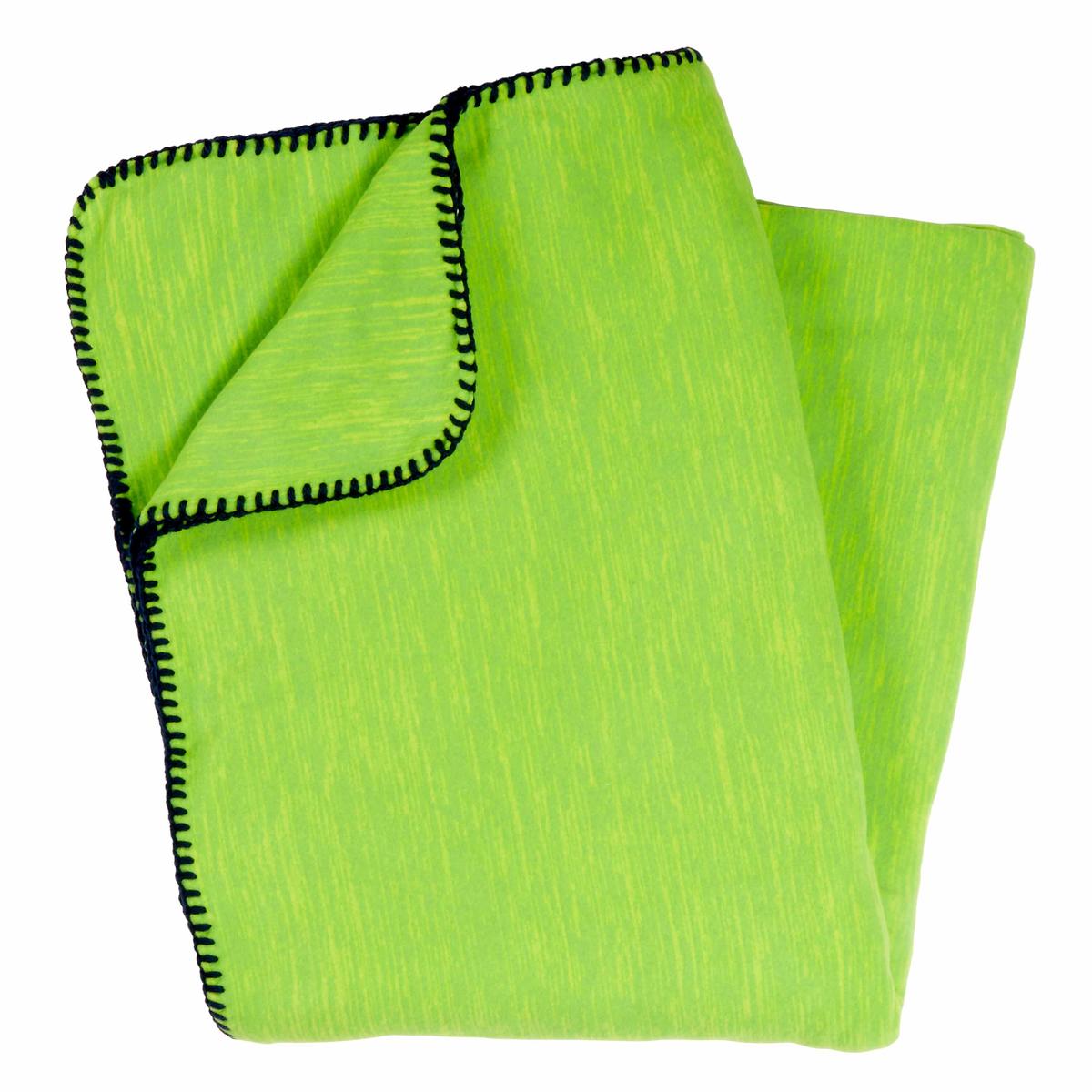 Polartec Thermal Pro Stria Fleece Throw Blanket / Color-Inchworm
