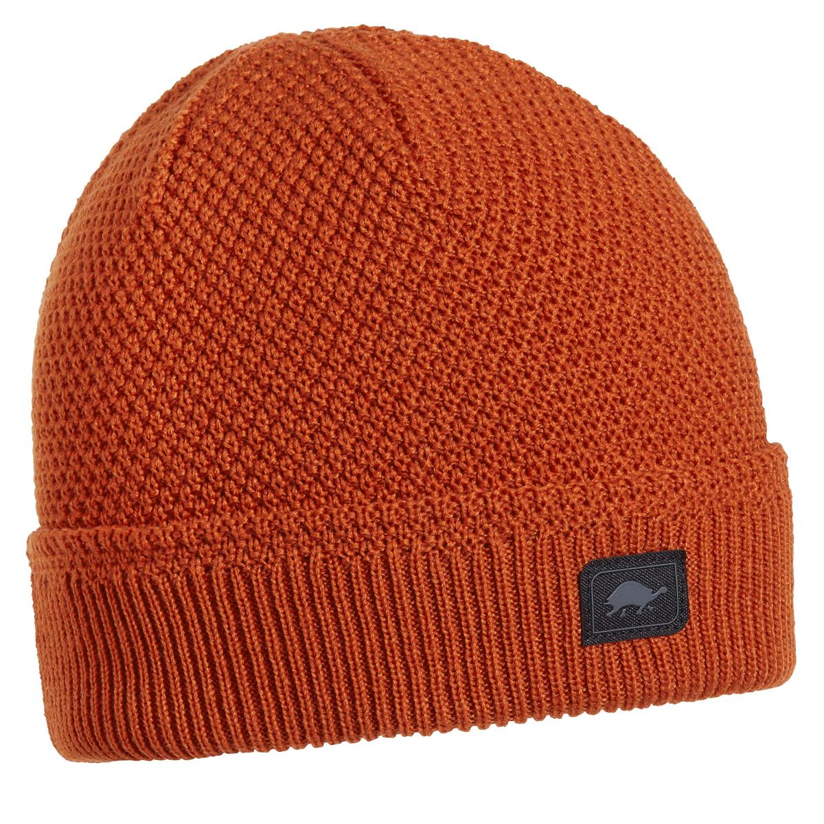 Reggie Knit Beanie / Color-Burnt Orange